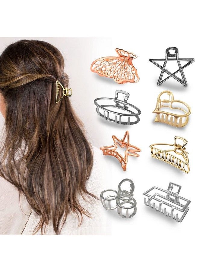 Hollow Hair Clips Medium Metal Clutchers Golden Silver Bronze Butterfly For Girls And Women Minimalist Dainty Round Geometric Clamps Hair Clutchers Metal Hairties 8 Pcs - pzsku/ZC70C768AFA021FF98E3CZ/45/_/1682335963/d6d31c92-df22-4bc5-9184-ea75d0bc3a9d