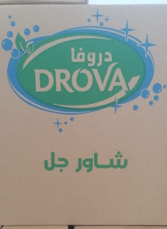 دروفا جل استحمام برائحة الخوخ - عبوة من 6 قطع سعة 1.5 لتر  - Image 2
