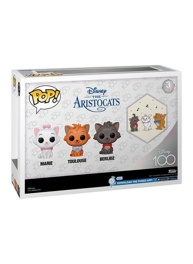Funko Funko Pop! Disney The Aristocats 3-Pack (Flocked) Special Edition Exclusive  - Image 3