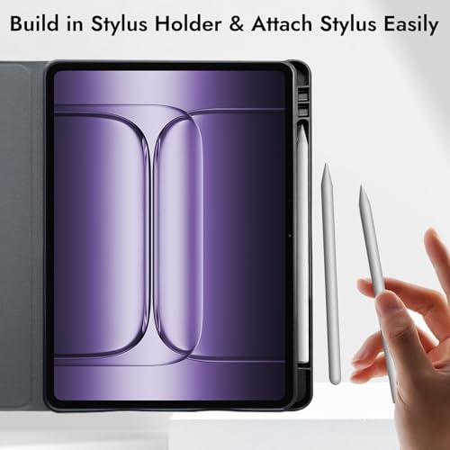 Robustrion Cover Case for OnePlus Pad 3 13.2 inch Cover, Folio Cover Case for OnePlus Pad 3 Cover with Pencil Holder 13.2 inch [Auto Sleep Wake Support] - Eiffel - Image 4