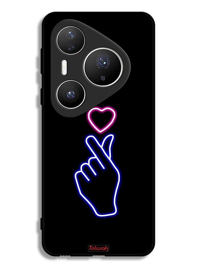 Tolwak Huawei Pura 80 Pro Protective Case Cover Snap Heart Art - Image 1