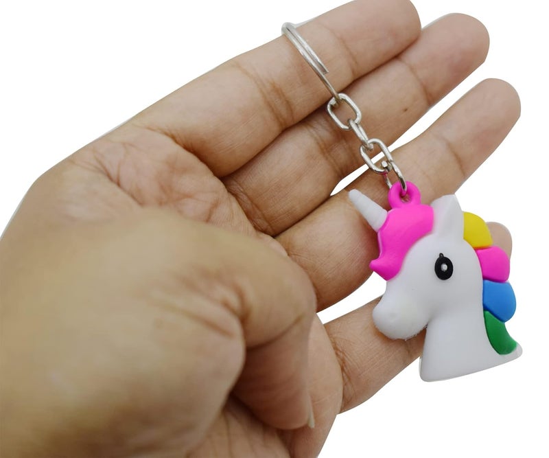 Asera سلاسل مفاتيح شخصيات كرتونية للأطفال (متعددة الألوان) مجموعة من 24 - Image 2