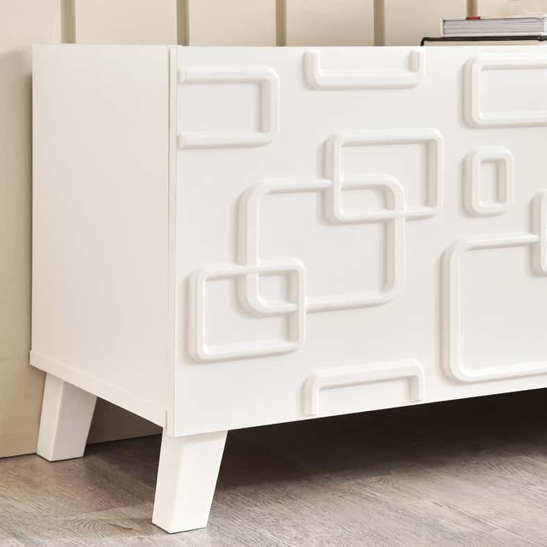NEVADA TV UNIT UP TO 80 INCHES - WHITE - Image 5