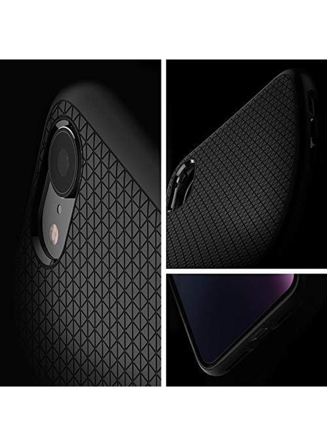 إيروريكس جراب Liquid Air Armor مصمم لهاتف Iphone Xr 2018 باللون الأسود غير اللامع - Image 3