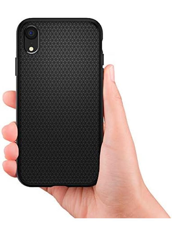 إيروريكس جراب Liquid Air Armor مصمم لهاتف Iphone Xr 2018 باللون الأسود غير اللامع - Image 2