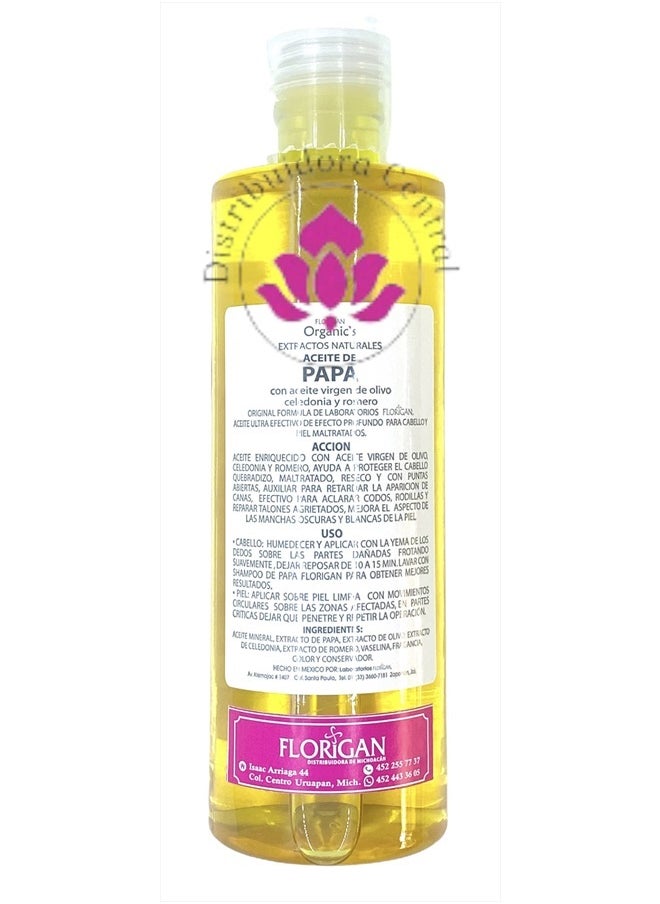 Florigan Multi-use Hair & Body Oil Aceite de Papa 250ml  - Image 5