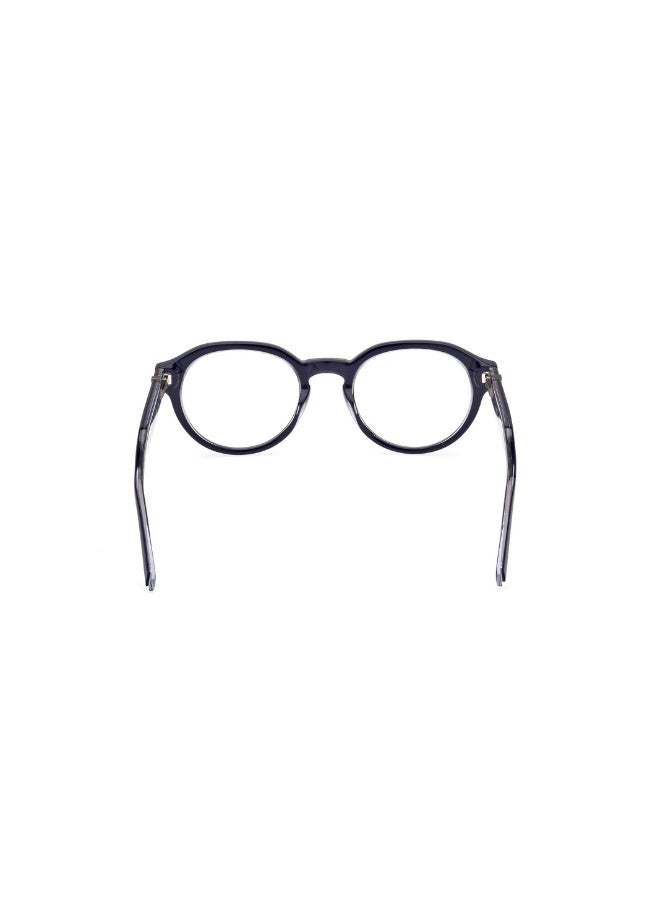 GUESS Gu50083 Round Acetate Frames For Men Size 50, Blue - Image 4