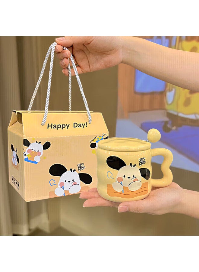 Pakchoice Mark Cup With Lid Gift Box Company Team Building Girlfriend Birthday Gift Souvenir Pacha Dog High-Value Coffee Cup - Image 1