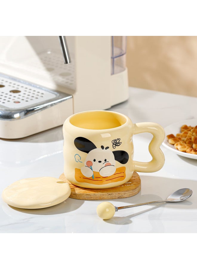 Pakchoice Mark Cup With Lid Gift Box Company Team Building Girlfriend Birthday Gift Souvenir Pacha Dog High-Value Coffee Cup - Image 2