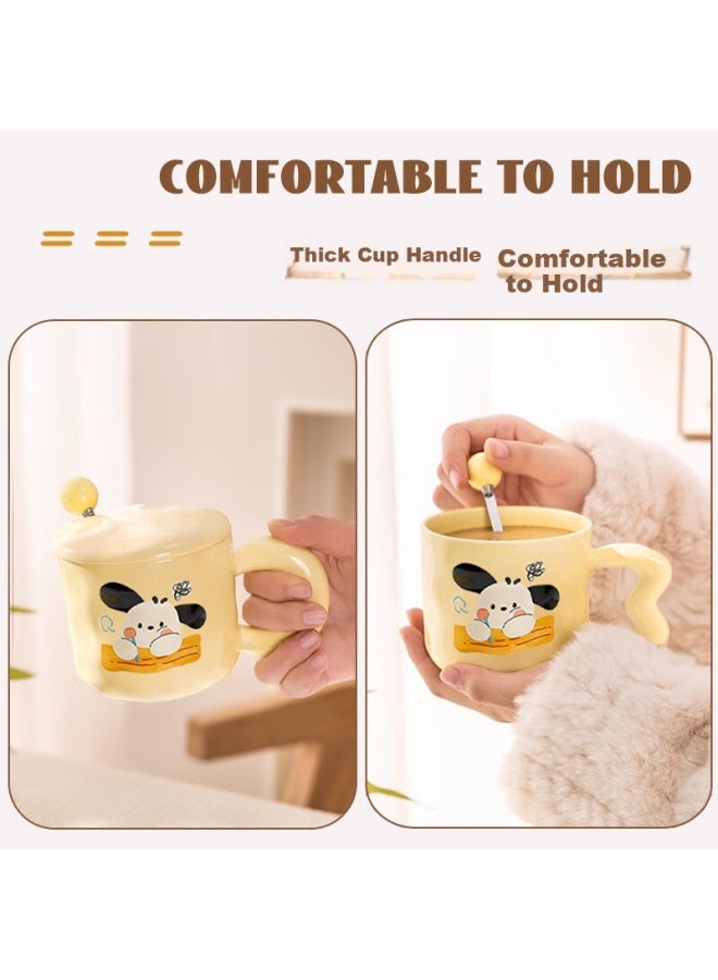 Pakchoice Mark Cup With Lid Gift Box Company Team Building Girlfriend Birthday Gift Souvenir Pacha Dog High-Value Coffee Cup - Image 3