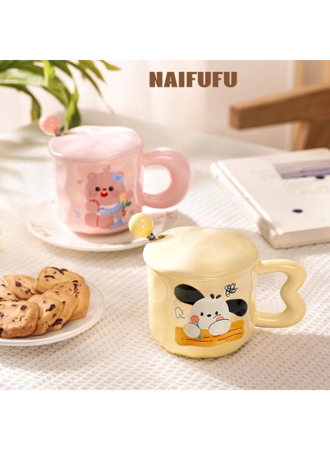 Pakchoice Mark Cup With Lid Gift Box Company Team Building Girlfriend Birthday Gift Souvenir Pacha Dog High-Value Coffee Cup - Image 4