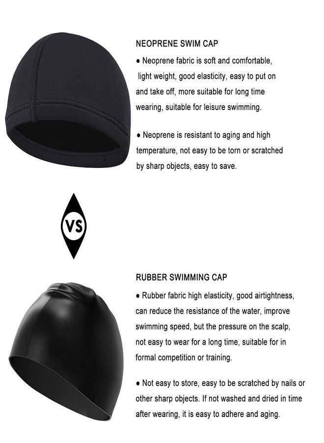 TBLUITE Wetsuit Diving Hood Neoprene Triathlon Beanie 2mm 3mm Thermal Swim Scuba Cap Men Women Youth Keeps Long Hair Clean - Image 5