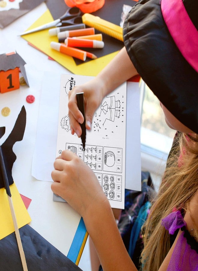 Maitys 60 Pcs Halloween Activity Books for Kids Mini Challenging Activities Fun and Games Include Mazes, Word Search, Word Scramble, and More for Halloween Party Gifts Bag Stuffers - Image 5