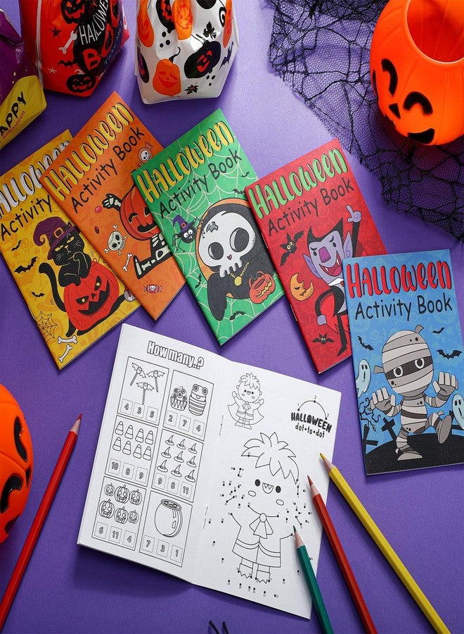 Maitys 60 Pcs Halloween Activity Books for Kids Mini Challenging Activities Fun and Games Include Mazes, Word Search, Word Scramble, and More for Halloween Party Gifts Bag Stuffers - Image 4