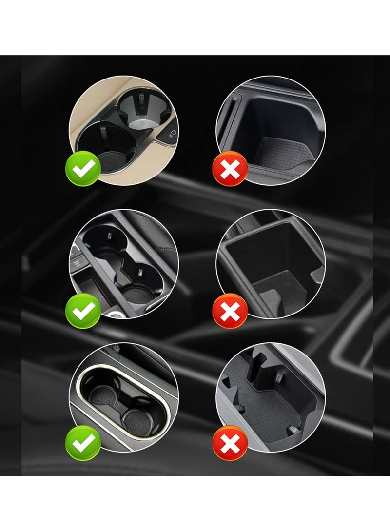 2 in 1 Universal Car Cup Holder Expander with 360° Rotation Phone Mount Auto Cell Phone Stand Drink Holder Stabilizer Multifunctional Accessory - Image 3