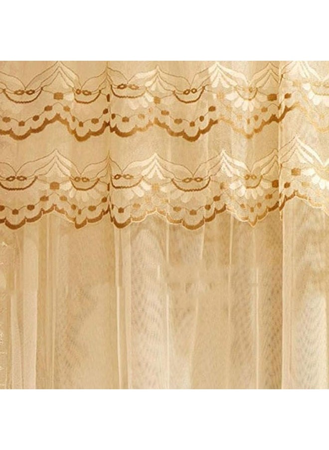 Home textile mosquito net, fishing rod telescopic rail mosquito net, double thickness U-shaped mosquito net, 1.5*2.0m (thick 32mm tube)