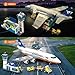HOGOKIDS City Passenger Airplane Building Set with LED Light 901 PCS Plane Building Blocks with Airport Terminal Radar Tower Luggage Trailer Planes Model Toys Gifts for Adults Boys Girls Age 612 - Image 3