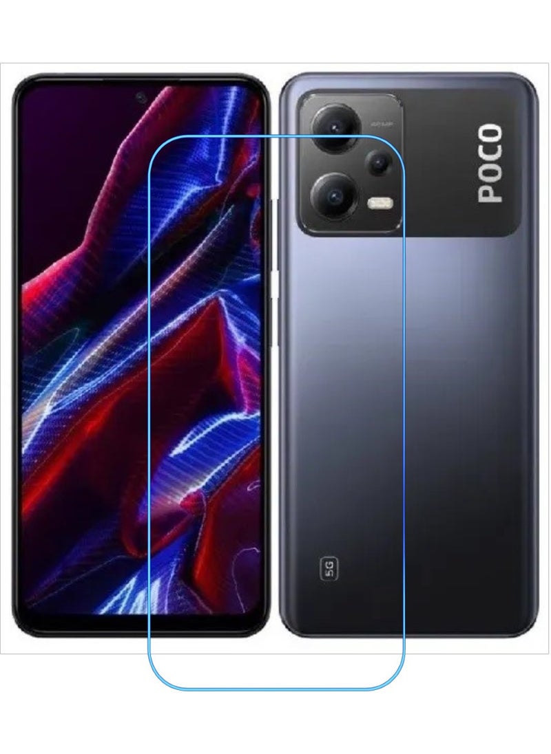 ACLIX Antistatic ESD Dustproof Premium Quality High Definition Clear Tempered Glass Screen Protector Designed For Xiaomi Poco X5 - Image 1