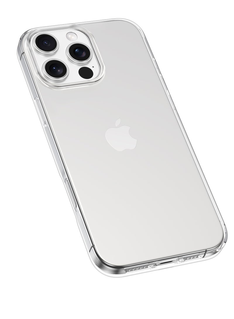 ديفيا كفر ايفون 16 برؤ ماكس شفاف تحمل السقوط من ارتفاع يصل إلى 1.2 متر【  جراب حافظة حماية آيفون 16 برؤ ماكس 】ناعم مصنوع من مادة TPU مرنة ومتينة - بي سي الصديقة للبشرة لمنع الاصفرار، مقاوم للسقوط، مقاوم للخدش - Image 4