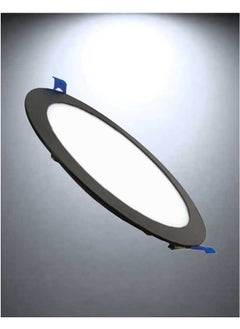 Kendal 5 Pieces 6W 6500K White Light Black Case Round Slim LED Panel KDL400B  - Image 2