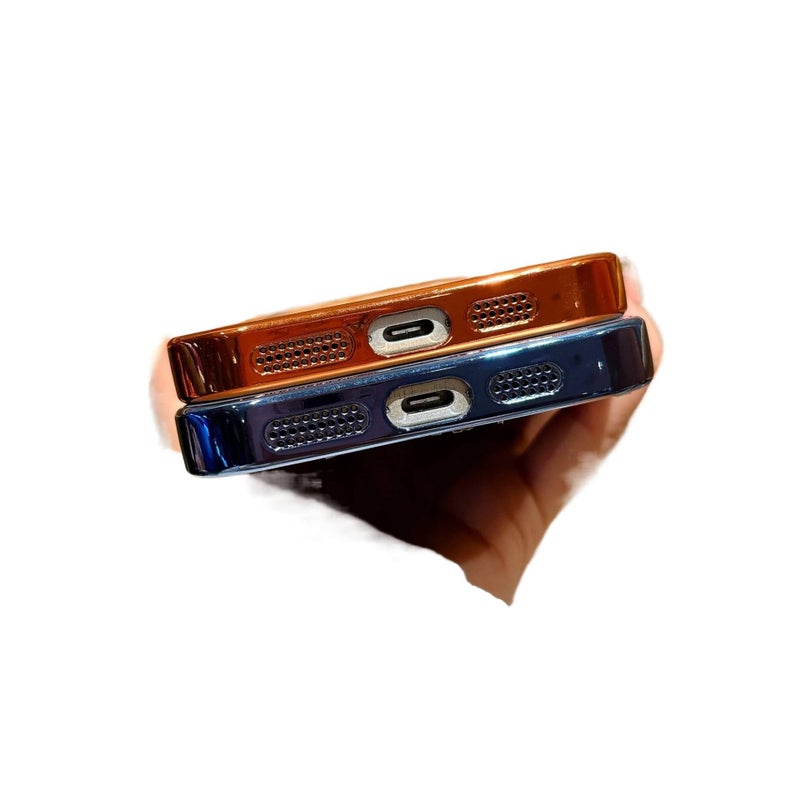 غطاء MagSafe بPC لـ iPhone 16 / 16 Plus / 16 Pro / 16 Pro Max مع مغناطيس قوي وتغطية كاملة مع ملمس ناعم مع تشطيب غير لامع باللون أزرق مغناطيسي باللون الأزرق - Image 4