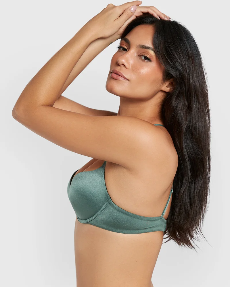 Isla & Evie Isla & Evie Obvious Gel Padding Plunge Bra