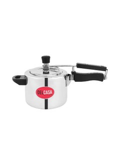 DELCASA Delcasa 5 liters Aluminum Pressure Cooker DC3337 Equipped with Whistling and Safety Valve and Inner Lid  - Image 2