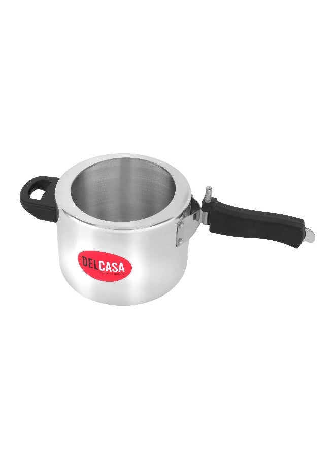 Delcasa 5 liters Aluminum Pressure Cooker DC3337 Equipped with Whistling and Safety Valve and Inner Lid