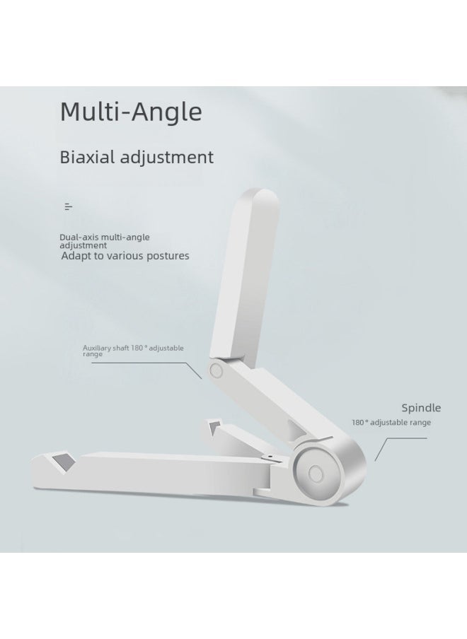 Tablet Bracket For Ipad Triangle Bracket Portable Folding Desktop Lazy Computer Mobile Phone Epp Bracket Wholesale-Color:Black - Image 4