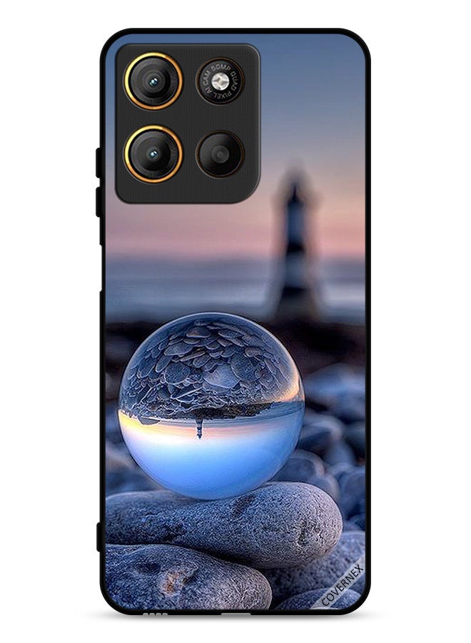 Covernex Motorola Moto G15 Protective Case Cover Awesome Photography Of Nature In Round Glass