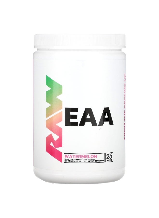 Raw Nutrition Raw Nutrition, EAA, Watermelon, 11.11 oz (315 g)  - Image 1