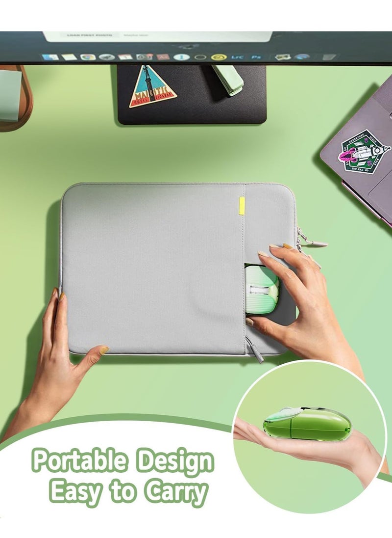 I069 2.4GHz Wireless Gaming Mouse,Portable Fully Transparent Mice,RGB Backlight Rechargeable Silent Mouse,3 Level Adjustable DPI,Cute Design Mice for Laptop/PC/Mac