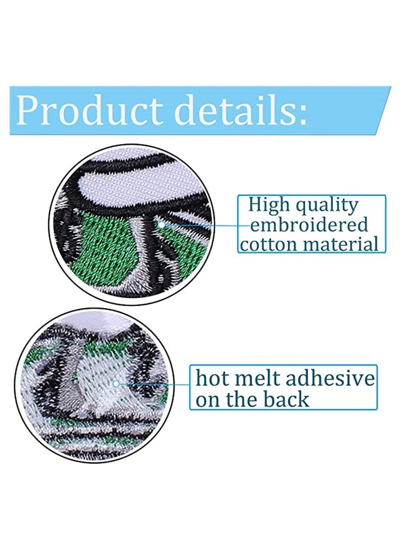 Y&D Embroidery Cloth Stickers 5 Pcs Embroidered DIY Sew on Iron Patches for Kids Clothing - Image 4