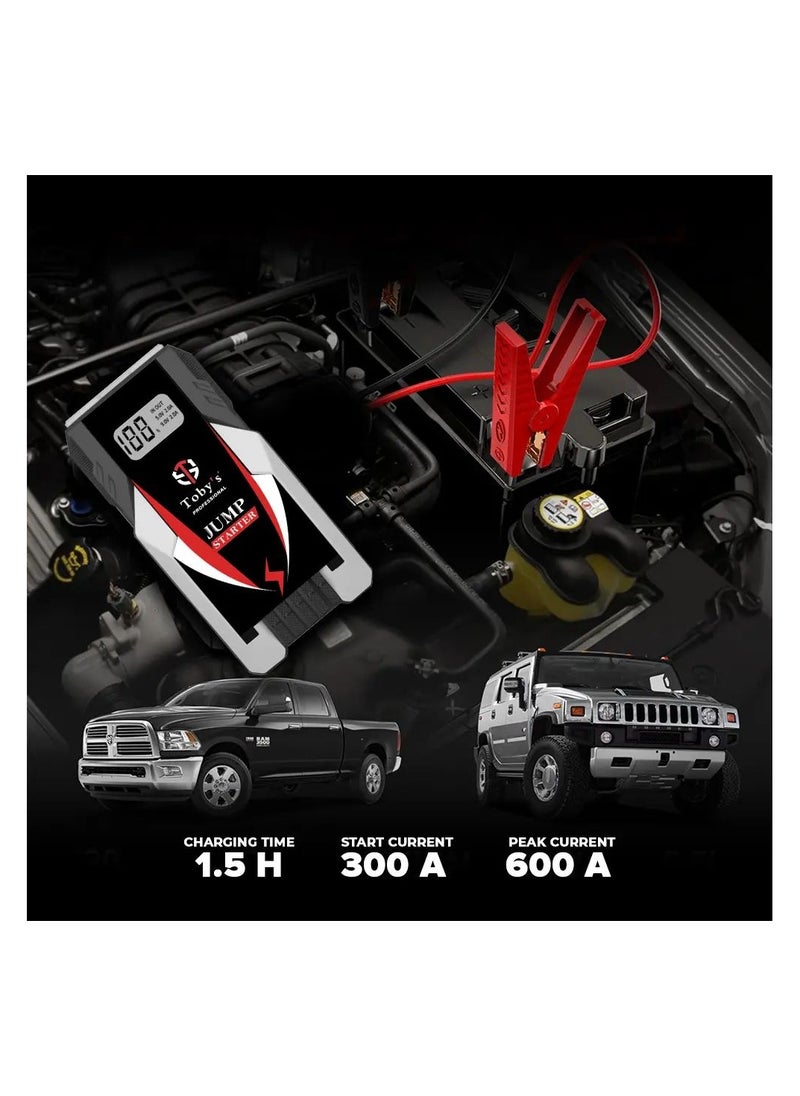 Toby Toby's X6 Jump Starter With Compressor For Cars 6000mAh And 22.2WH Power Bank For Electronic Devices  - Image 3