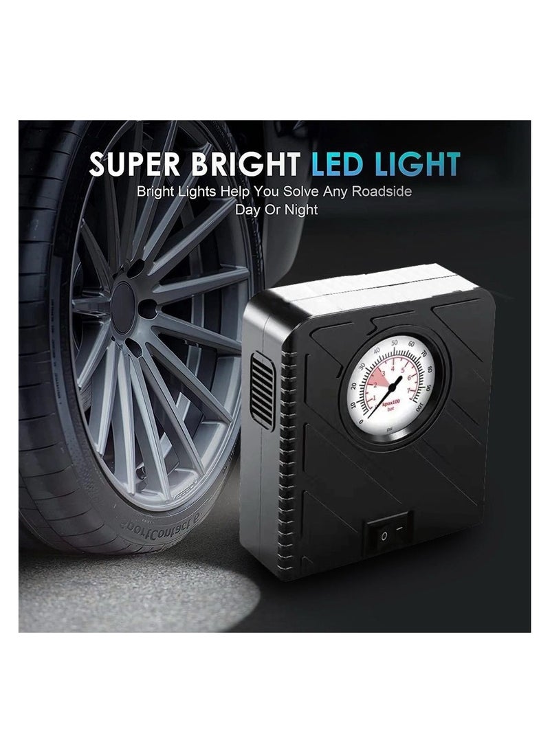 Toby Toby's X6 Jump Starter With Compressor For Cars 6000mAh And 22.2WH Power Bank For Electronic Devices  - Image 5