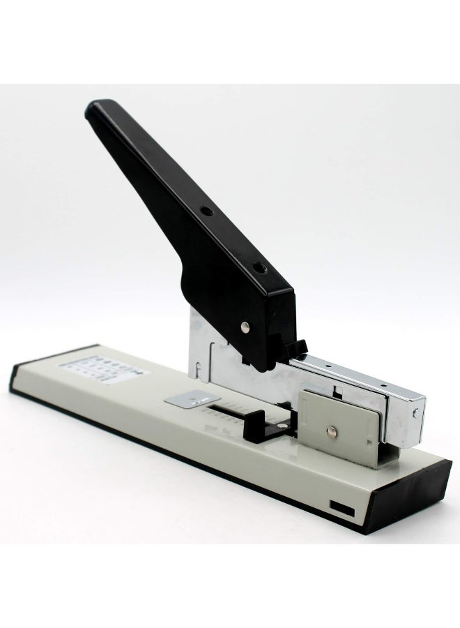Heavy-Duty Long Arm Stapler – 120-Sheet Capacity, Stainless Steel Manual Stapler with Adjustable Alignment Guide, Non-Slip Base for Office, School, Industrial Use - Image 3