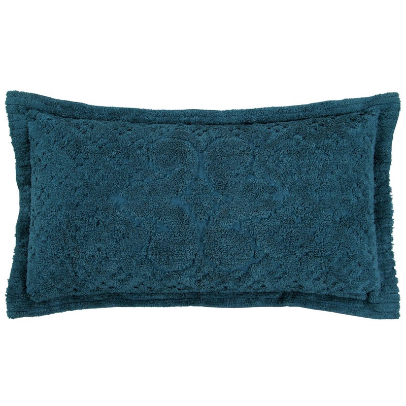 Better Trends Teal King Sham 100% Cotton Chenille Bedspread Sham, Soft and Cozy Tufted Tumble Dry (20x36 King Sham) Ashton Collection - Image 5