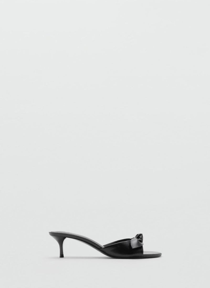 MANGO Mid Heel Single Strap Sandals  - Image 1