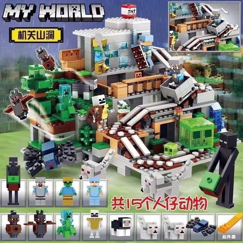 Minecraft Building Blocks Set, Tree House and Village Toy - Image 5