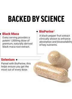 Force Factor Black Maca 1000 mg - 90 Capsules  - Image 5