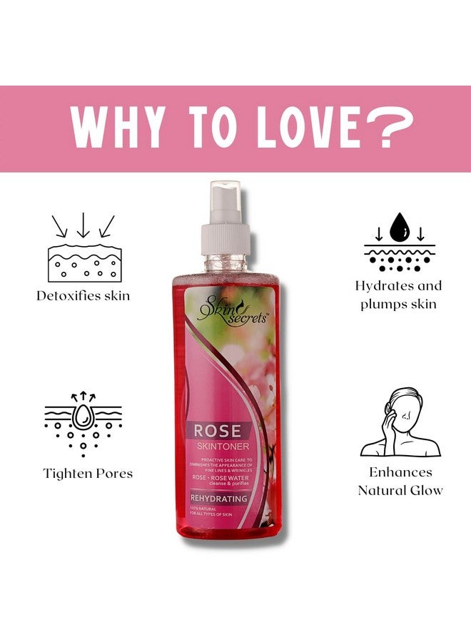 Skin Secrets Rose Skin Toner - 500ml - Image 3