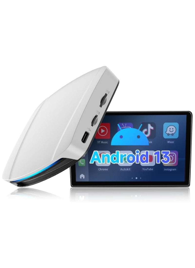 Carlinkit UHD Snapdragon 6225, New Android 13 AI Box with HDMI Output, Google Play Store/Wireless CarPlay/Android Auto Support, 8GB RAM + 128GB ROM,Support SIM Card and TF Expansion  - Image 1