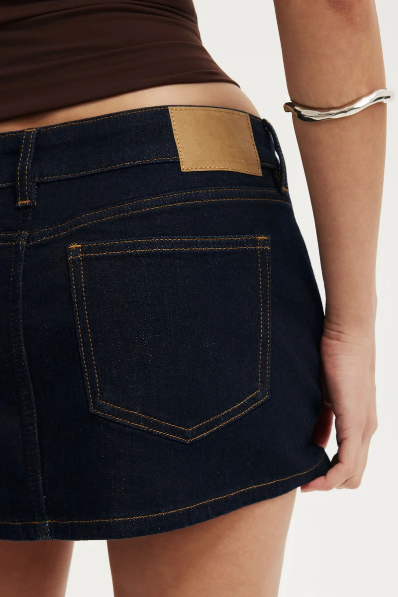 Cotton On  MICRO LOW DENIM SKIRT for Women | Best Price UAE