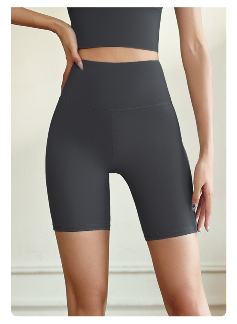 Women Sports Short Yoga Legging Shorts Squat Proof High Waist Fitness Tight Shorts Quick Drying Cycling Workout Gym Shorts - Image 2