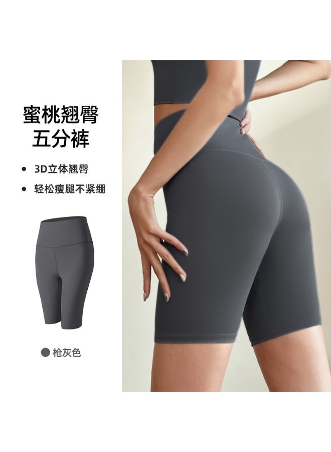 Women Sports Short Yoga Legging Shorts Squat Proof High Waist Fitness Tight Shorts Quick Drying Cycling Workout Gym Shorts - Image 1