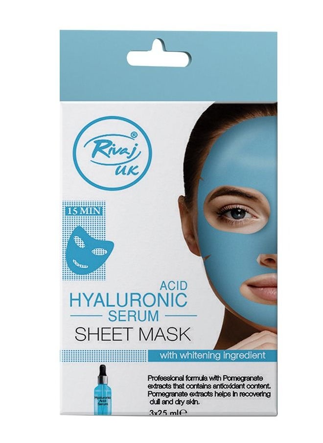 Rivaj UK Hyaluronic Acid Serum Sheet Mask 