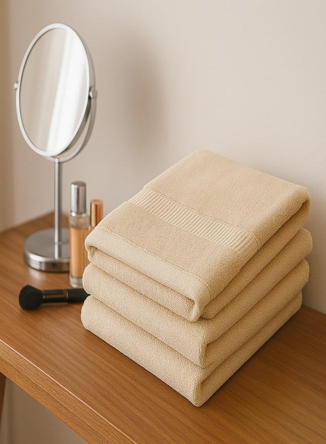 Dollar Bamboo Face Towel Ultra Absorbent & Odour-Free 3X Softer Than Cotton Face Towels 30 x 30 cm (Pack of 3) - Image 5