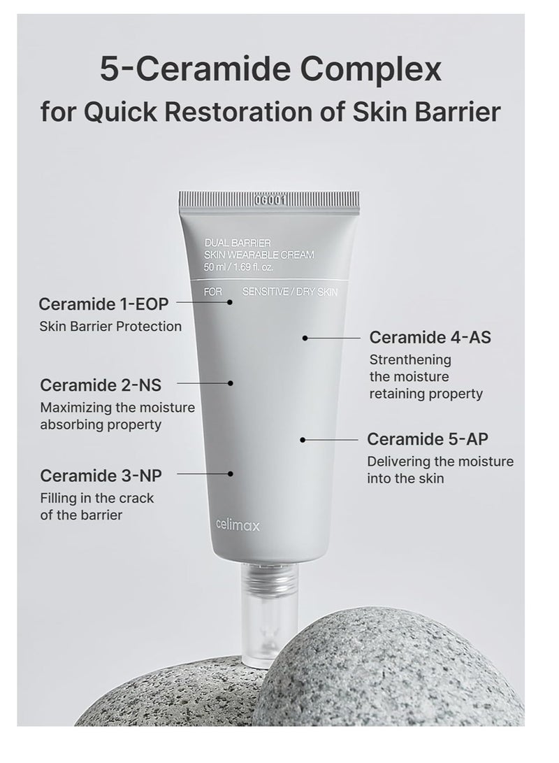 Celimax Dual Barrier Skin Wearable Cream | 50ml