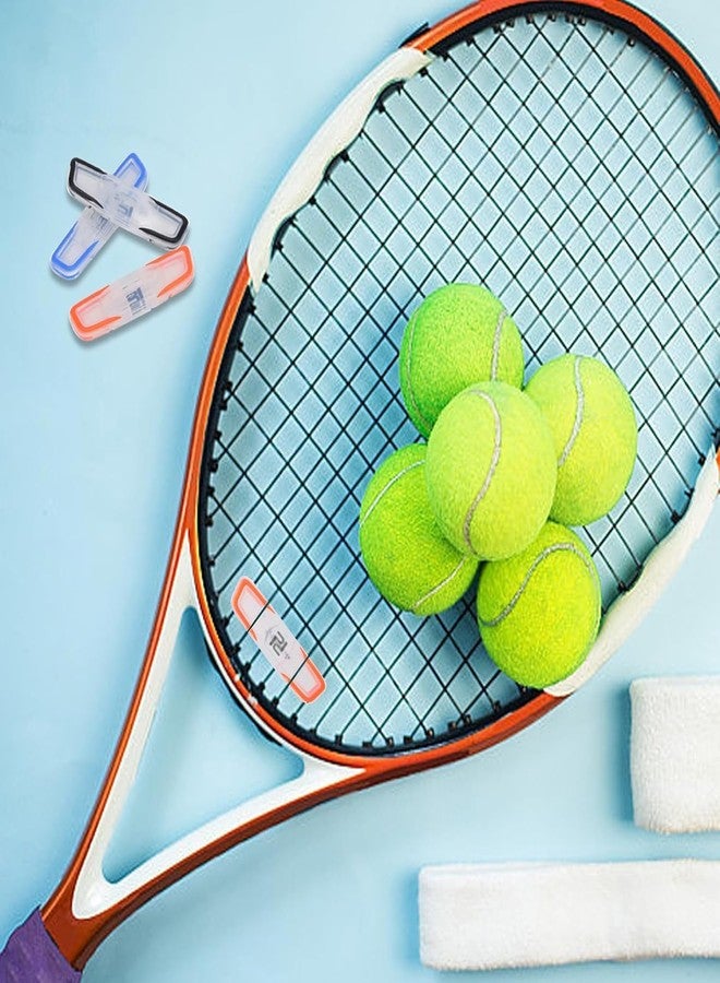 BCNJEPIN 3PCS Tennis Dampener, Dampener for Tennis Racket, Reduce Hand Vibration and Improve Comfort, Black and Orange Dampeners for Tennis Players Fits Most Tennis Dampener, Orange - Image 5