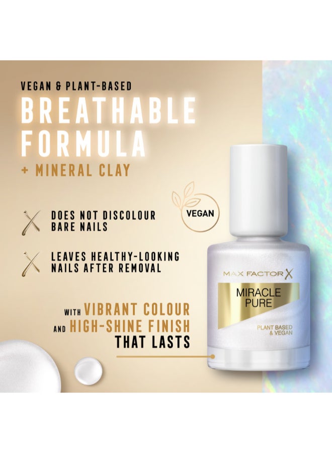 Max Factor Miracle Pure Nail Polish, Healing Crystal Collection - Opal Coat, 12Ml - Image 5